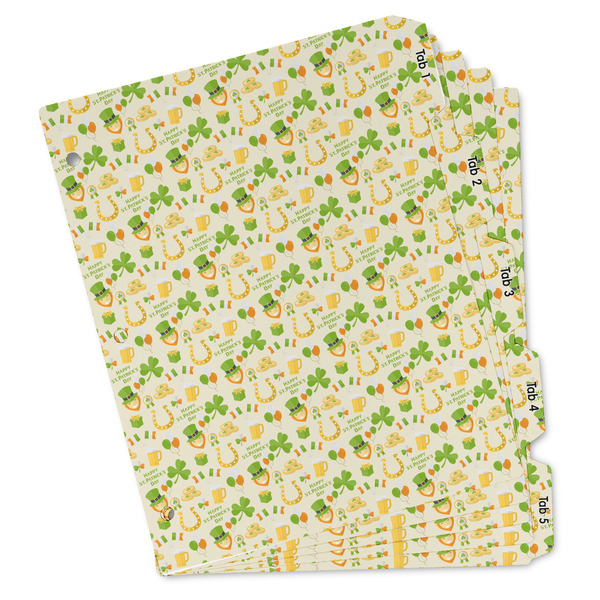 Custom St. Patrick's Day Binder Tab Divider Set (Personalized)