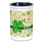 St. Patrick's Day Ceramic Pencil Holders - Blue