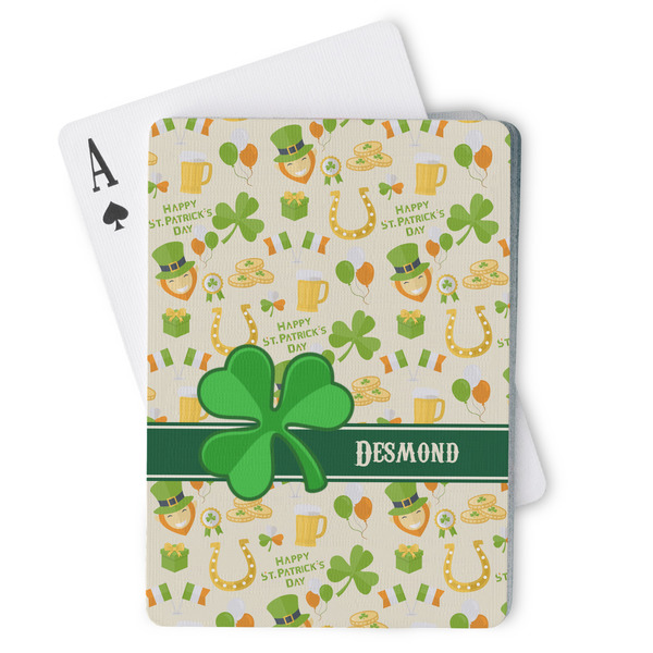 Custom St. Patrick's Day Playing Cards (Personalized)