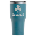 St. Patrick's Day RTIC Tumbler - Dark Teal - Laser Engraved - Single-Sided (Personalized)