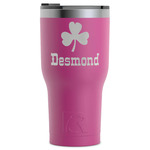 St. Patrick's Day RTIC Tumbler - Magenta - Laser Engraved - Single-Sided (Personalized)