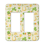 St. Patrick's Day Rocker Style Light Switch Cover - Two Switch