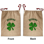 St. Patrick's Day Santa Sack - Front & Back (Personalized)