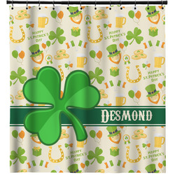 St. Patrick's Day Shower Curtain - 71" x 74" (Personalized)