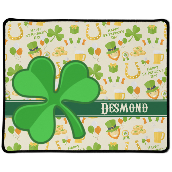 Custom St. Patrick's Day Large Gaming Mouse Pad - 12.5" x 10" (Personalized)