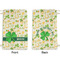 St. Patrick's Day Small Laundry Bag - Front & Back View