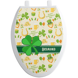 St. Patrick's Day Toilet Seat Decal - Elongated (Personalized)