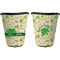 St. Patrick's Day Trash Can Black - Front and Back - Apvl