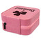 St. Patrick's Day Travel Jewelry Boxes - Leather - Pink - View from Rear