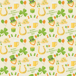 St. Patrick's Day Wallpaper & Surface Covering (Peel & Stick 24"x 24" Sample)