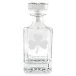 St. Patrick's Day Whiskey Decanter - 26 oz Square (Personalized)