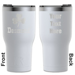 St. Patrick's Day RTIC Tumbler - White - Engraved Front & Back (Personalized)