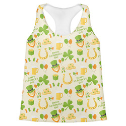 St. Patrick's Day Womens Racerback Tank Top - Large
