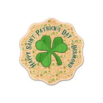 St. Patrick's Day Genuine Maple or Cherry Wood Sticker (Personalized)