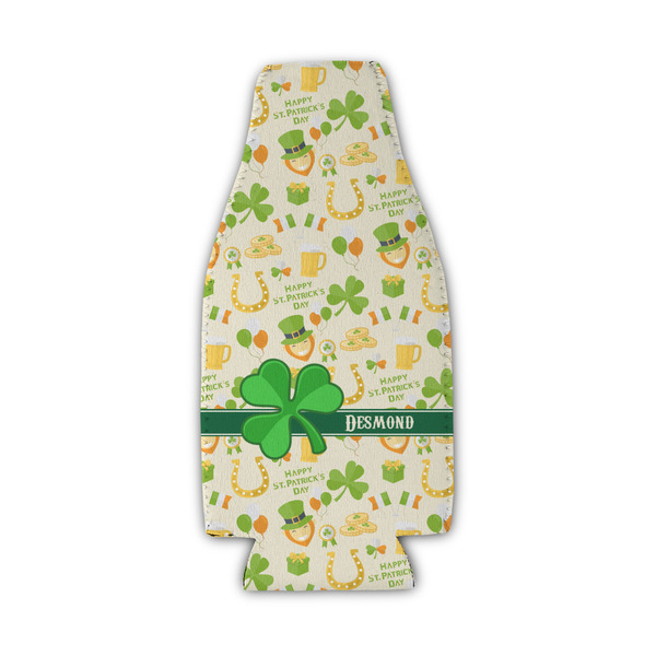 Custom St. Patrick's Day Zipper Bottle Cooler (Personalized)