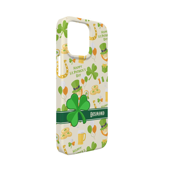 Custom St. Patrick's Day iPhone Case - Plastic - iPhone 13 Mini (Personalized)