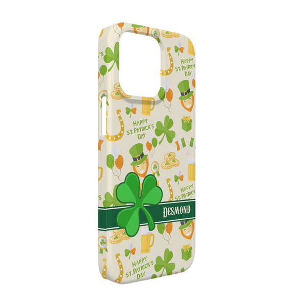 Custom St. Patrick's Day iPhone Case - Plastic - iPhone 13 Pro (Personalized)