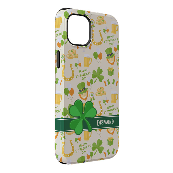 Custom St. Patrick's Day iPhone Case - Rubber Lined - iPhone 14 Pro Max (Personalized)