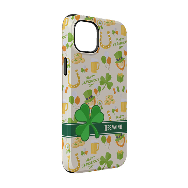 Custom St. Patrick's Day iPhone Case - Rubber Lined - iPhone 14 (Personalized)