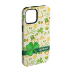 St. Patrick's Day iPhone Case - Rubber Lined - iPhone 15 Pro (Personalized)