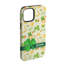 St. Patrick's Day iPhone Case - Rubber Lined - iPhone 15 Pro (Personalized)