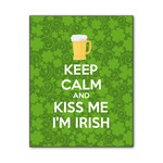 Kiss Me I'm Irish Wood Print - 11x14