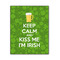 Kiss Me I'm Irish 11x14 Wood Print - Front View