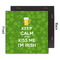 Kiss Me I'm Irish 12x12 Wood Print - Front & Back View