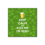 Kiss Me I'm Irish Wood Print - 12x12