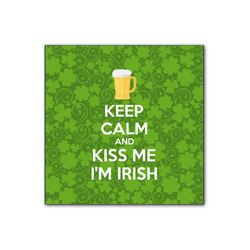 Kiss Me I'm Irish Wood Print - 12x12