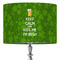 Kiss Me I'm Irish 16" Drum Lampshade - ON STAND (Fabric)