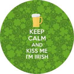 Kiss Me I'm Irish Multipurpose Round Labels - 2"