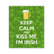 Kiss Me I'm Irish 20x24 - Canvas Print - Front View