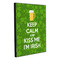 Kiss Me I'm Irish 20x24 Wood Print - Angle View