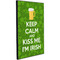 Kiss Me I'm Irish 20x30 Wood Print - Angle View