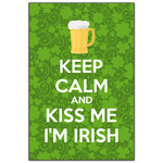 Kiss Me I'm Irish Wood Print - 20x30