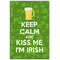 Kiss Me I'm Irish 20x30 Wood Print - Front View