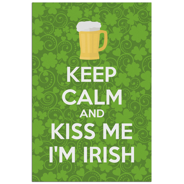 Custom Kiss Me I'm Irish Poster - Matte - 24x36