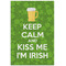 Kiss Me I'm Irish 24x36 - Matte Poster - Front View