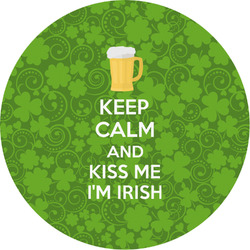 Kiss Me I'm Irish Multipurpose Round Labels - 3"