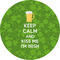 Kiss Me I'm Irish 3" Multipurpose Round Labels - Single Sticker