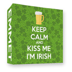 Kiss Me I'm Irish 3 Ring Binder - Full Wrap - 3"