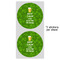 Kiss Me I'm Irish 5" Multipurpose Round Label - Sheet