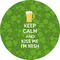 Kiss Me I'm Irish 5" Multipurpose Round Label - Single Sticker