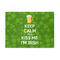 Kiss Me I'm Irish 5'x7' Patio Rug - Front/Main