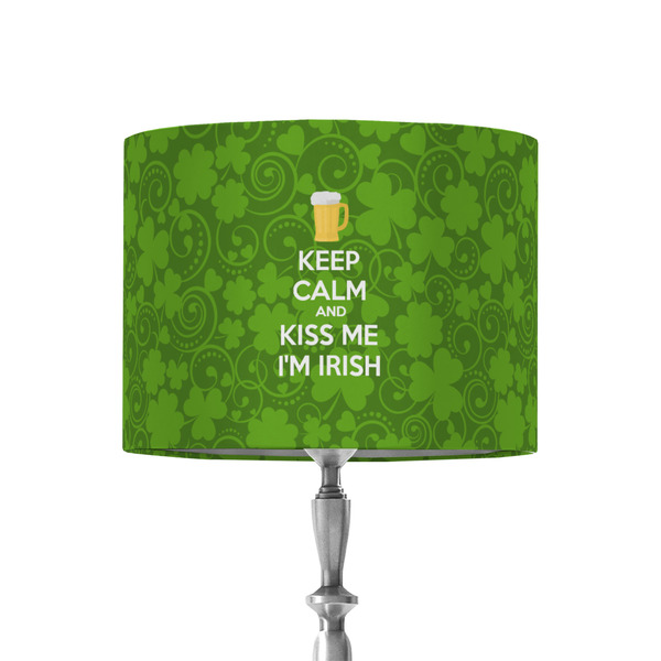 Custom Kiss Me I'm Irish 8" Drum Lamp Shade - Fabric