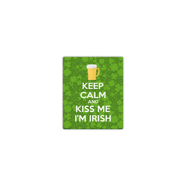 Custom Kiss Me I'm Irish Canvas Print - 8x10