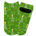 Kiss Me I'm Irish Adult Ankle Socks (Personalized)