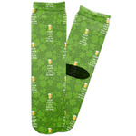 Kiss Me I'm Irish Adult Crew Socks (Personalized)