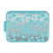 Kiss Me I'm Irish Aluminum Baking Pan - Teal Lid - FRONT